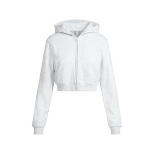 Women's GREY Cropped Hoodie